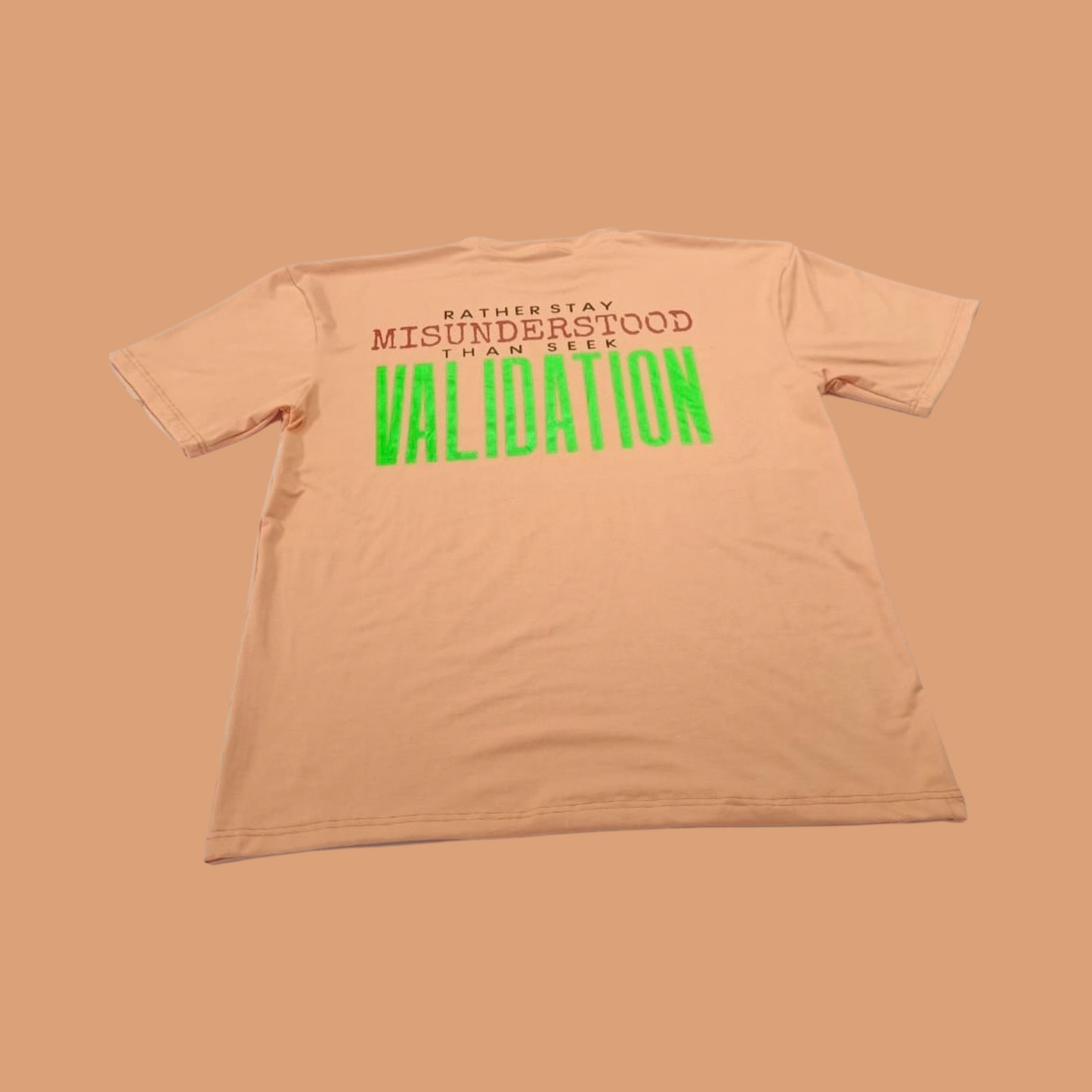 Peach Oversized T-Shirt