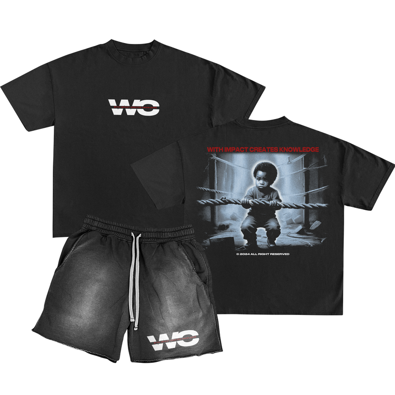 Black shirt/short set-zoom-