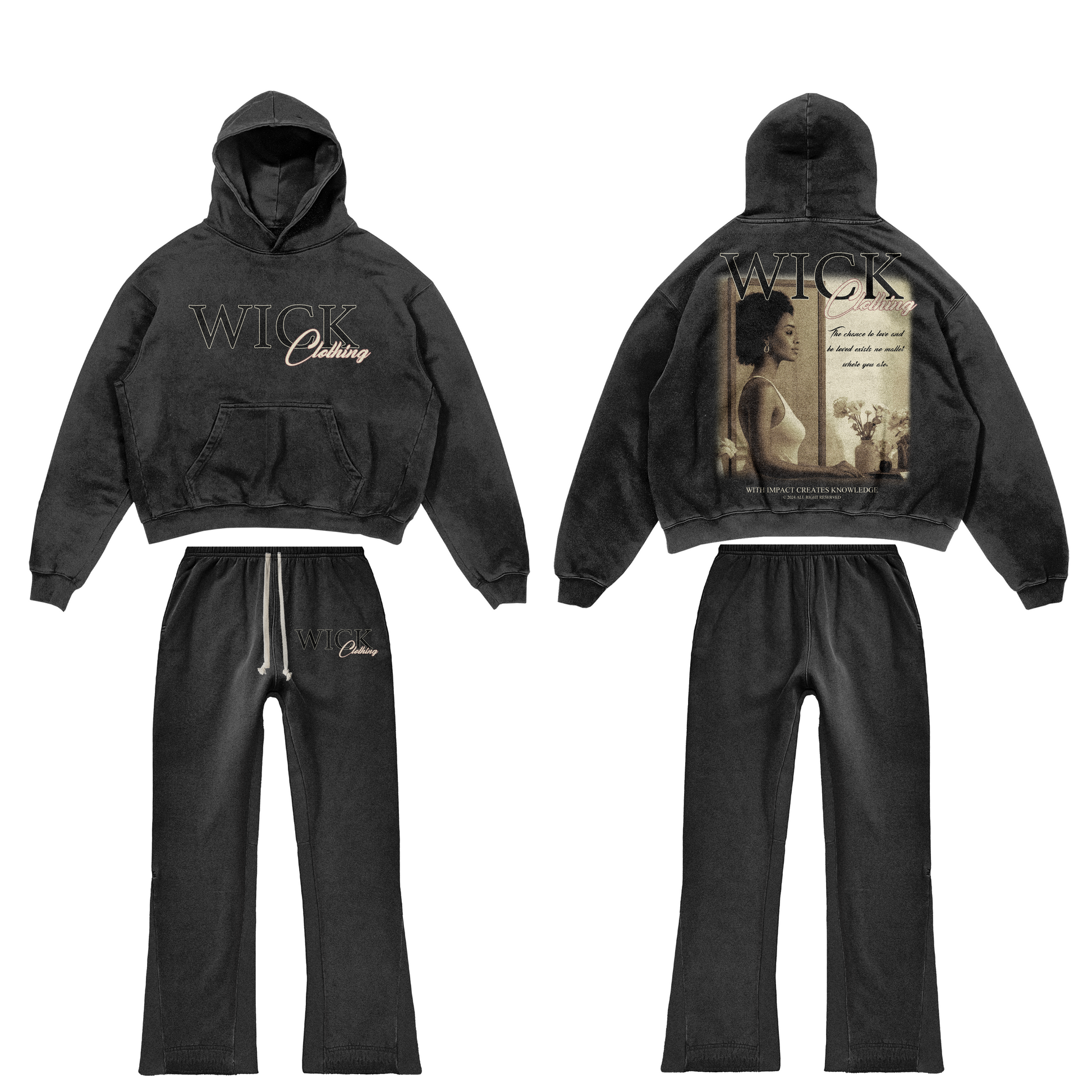 Black Satin Set-1