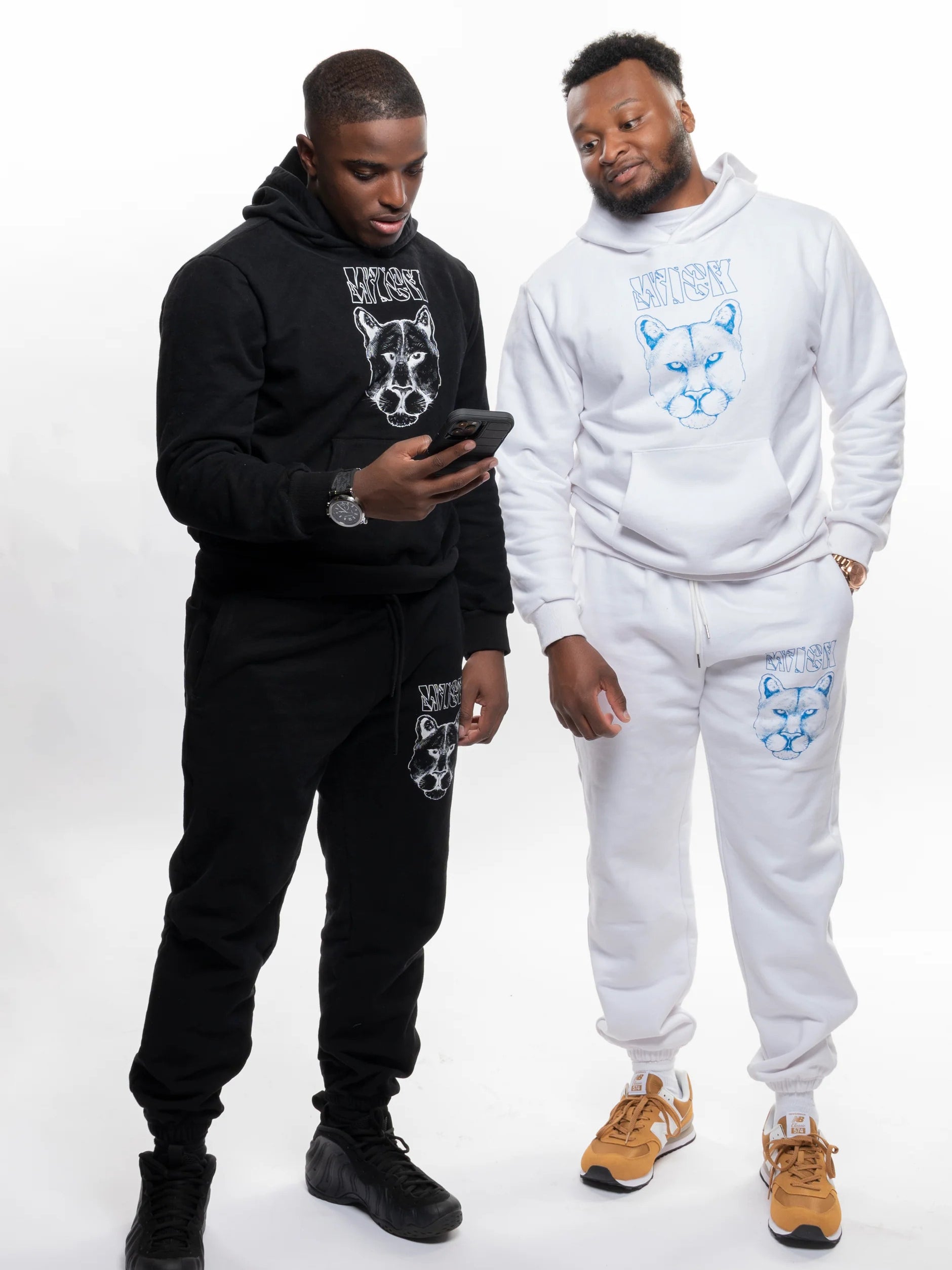 Cozy Jogging Suit ( White or Black )