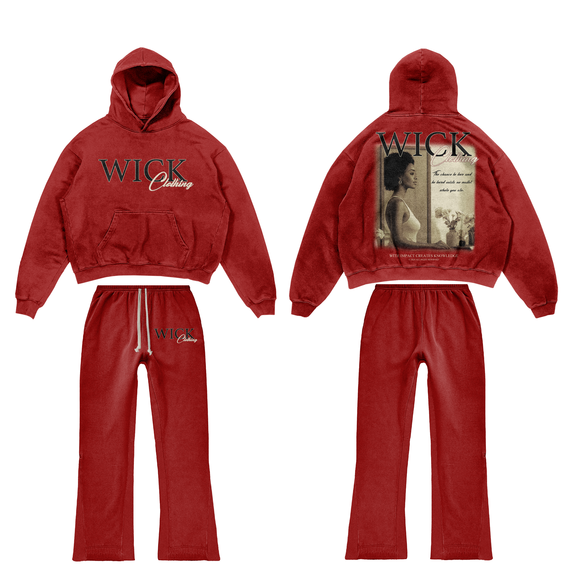 Red Satin Set-1