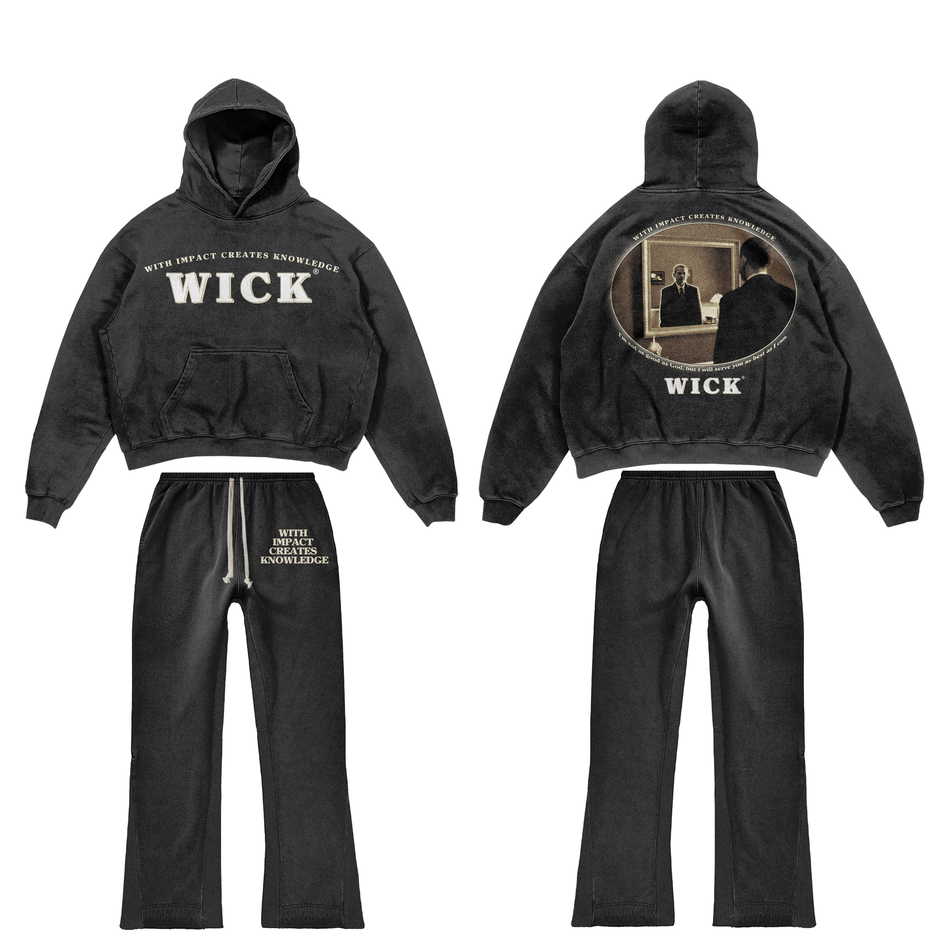 Black Satin Set-1