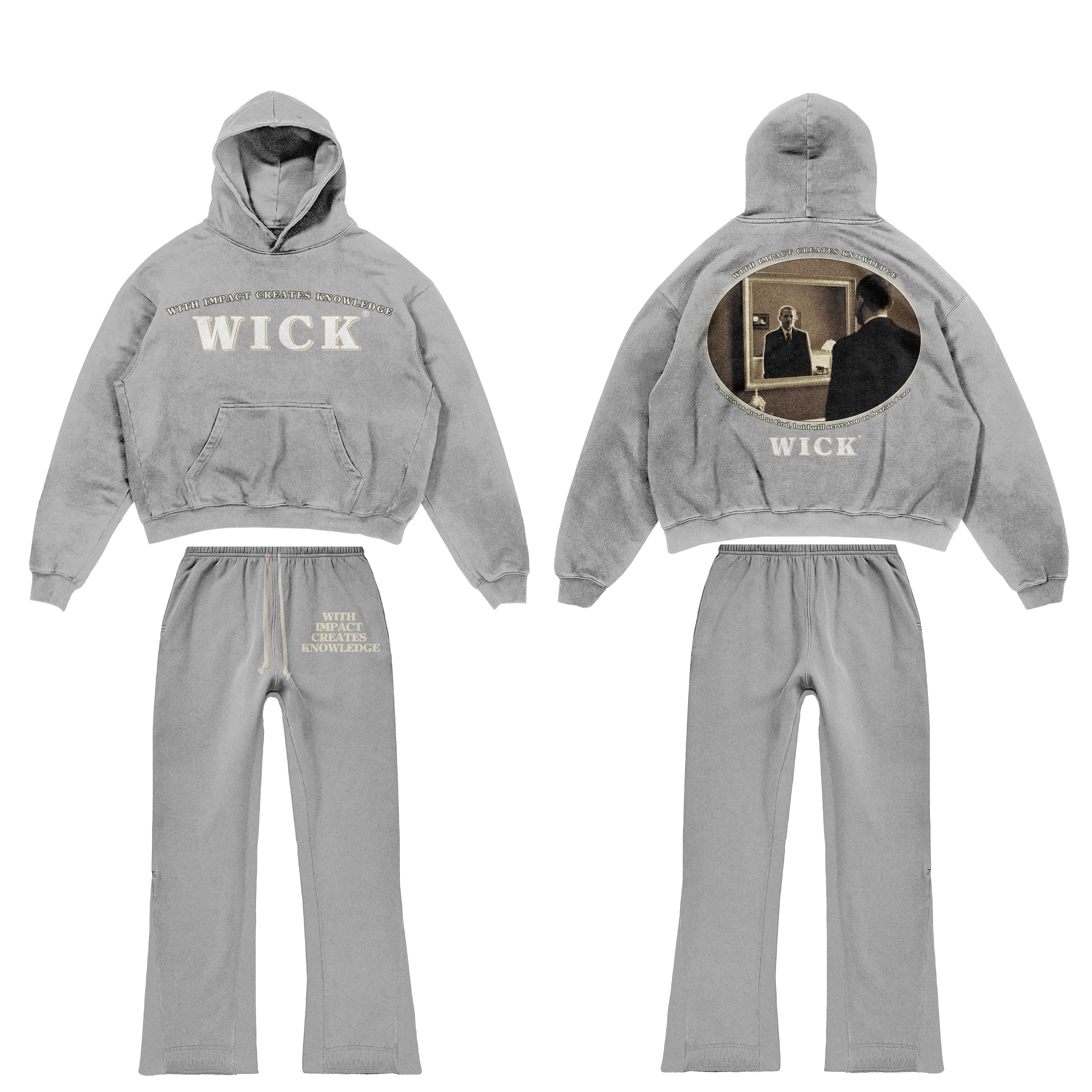 Grey Satin Set-zoom-1