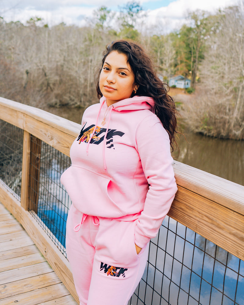 Pink Guava Hoodie & Sweatpants Set-zoom-