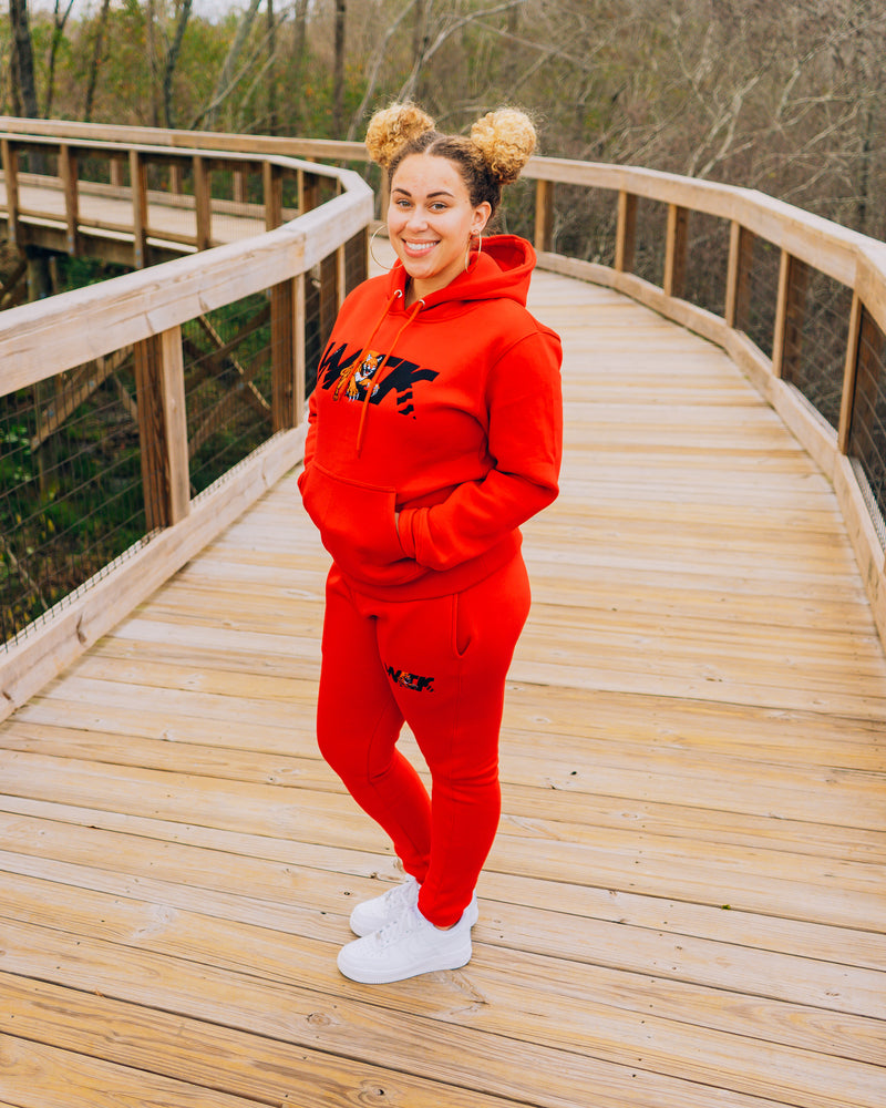 StrawBerry Hoodie & SweatPants Set-zoom-