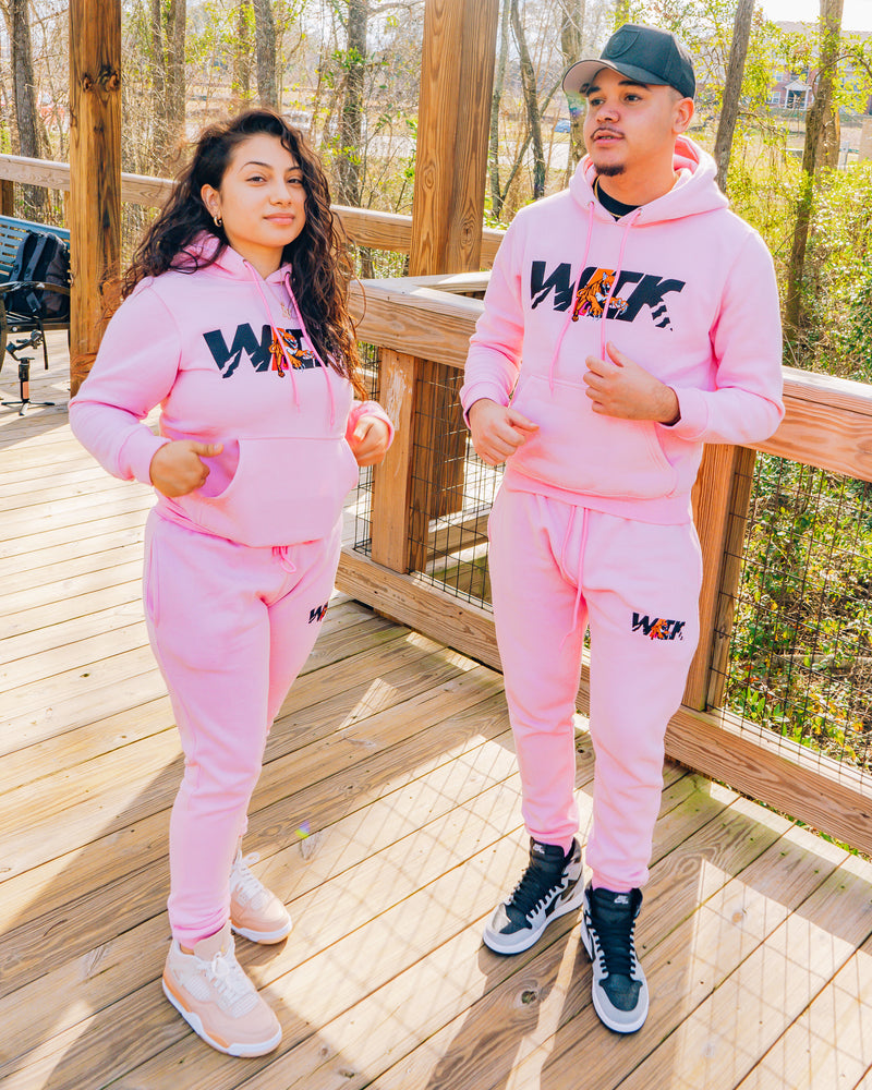 Pink Guava Hoodie & Sweatpants Set-zoom-