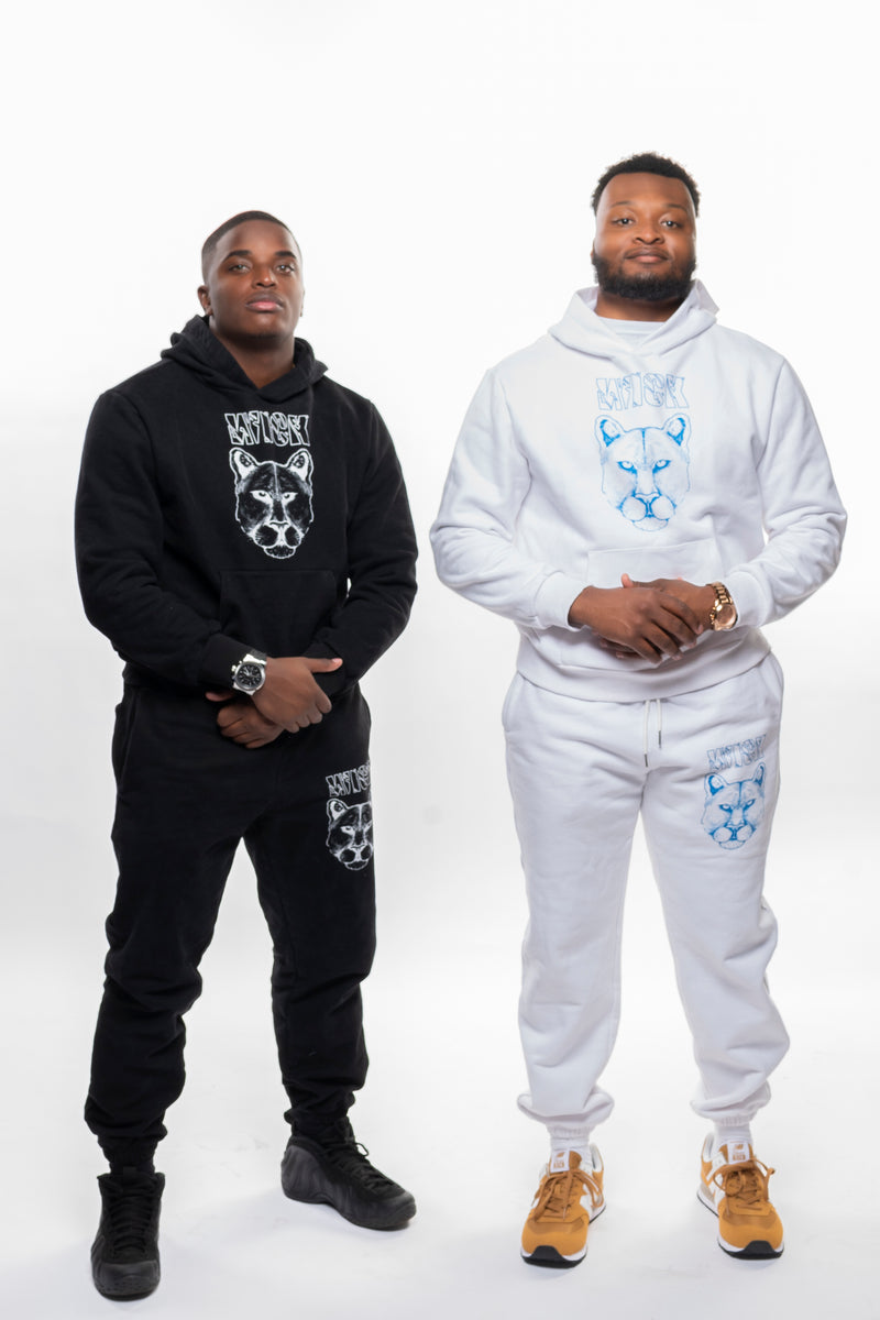 Cozy Jogging Suit ( White or Black )-zoom-