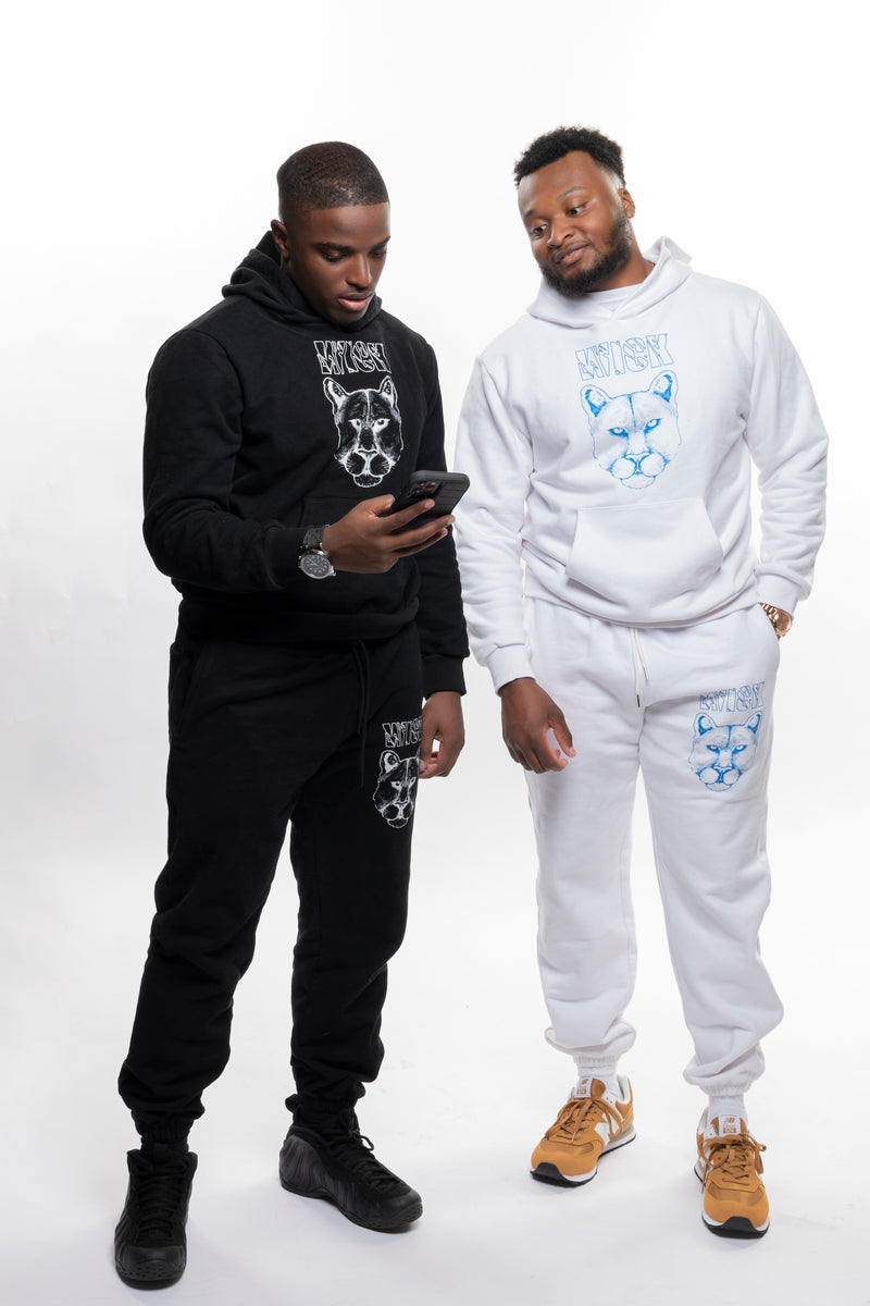 Cozy Jogging Suit ( White or Black )-zoom-