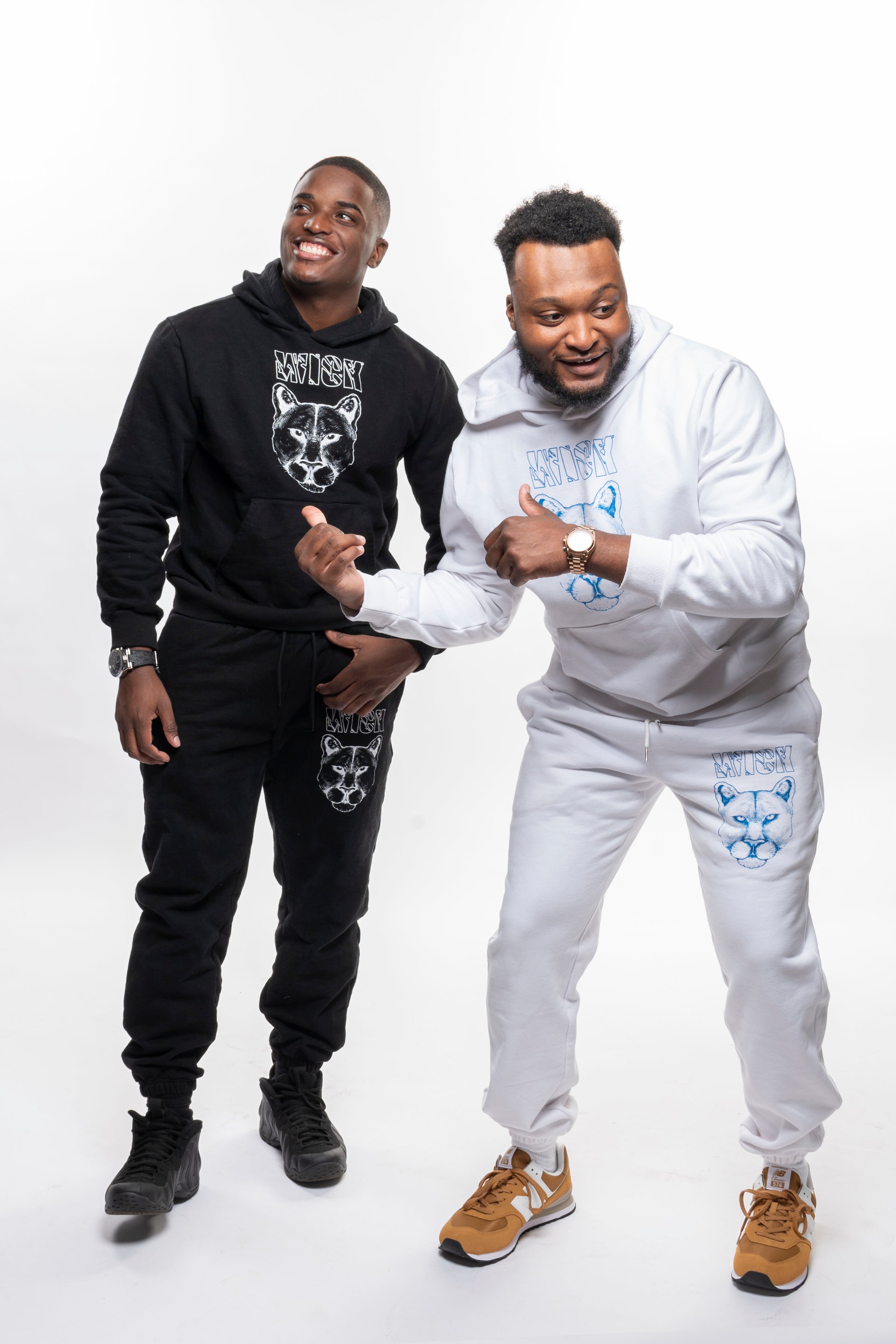 Cozy Jogging Suit ( White or Black )-zoom-3