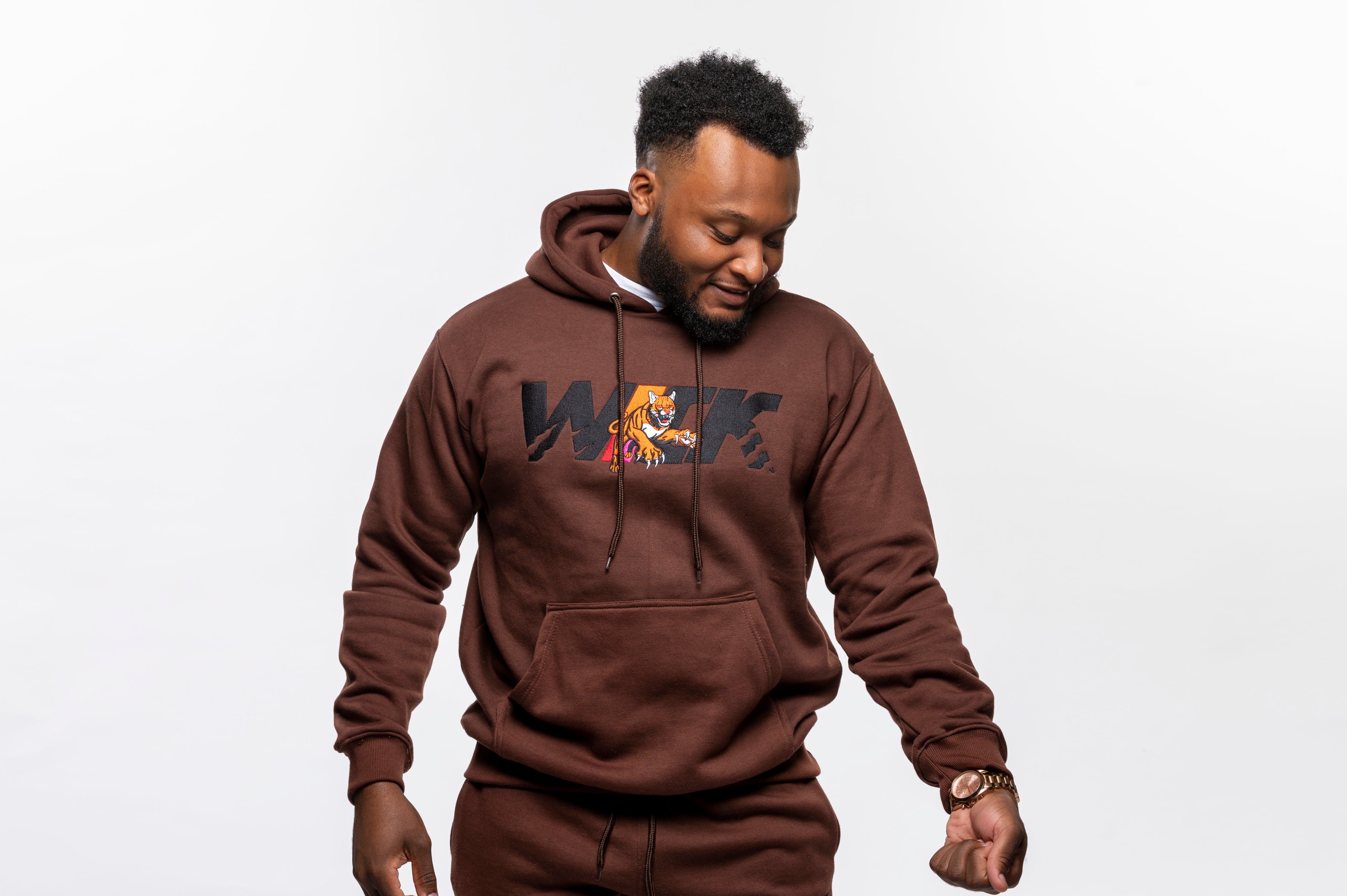 Cozy Jogging Suit (Dark Brown)