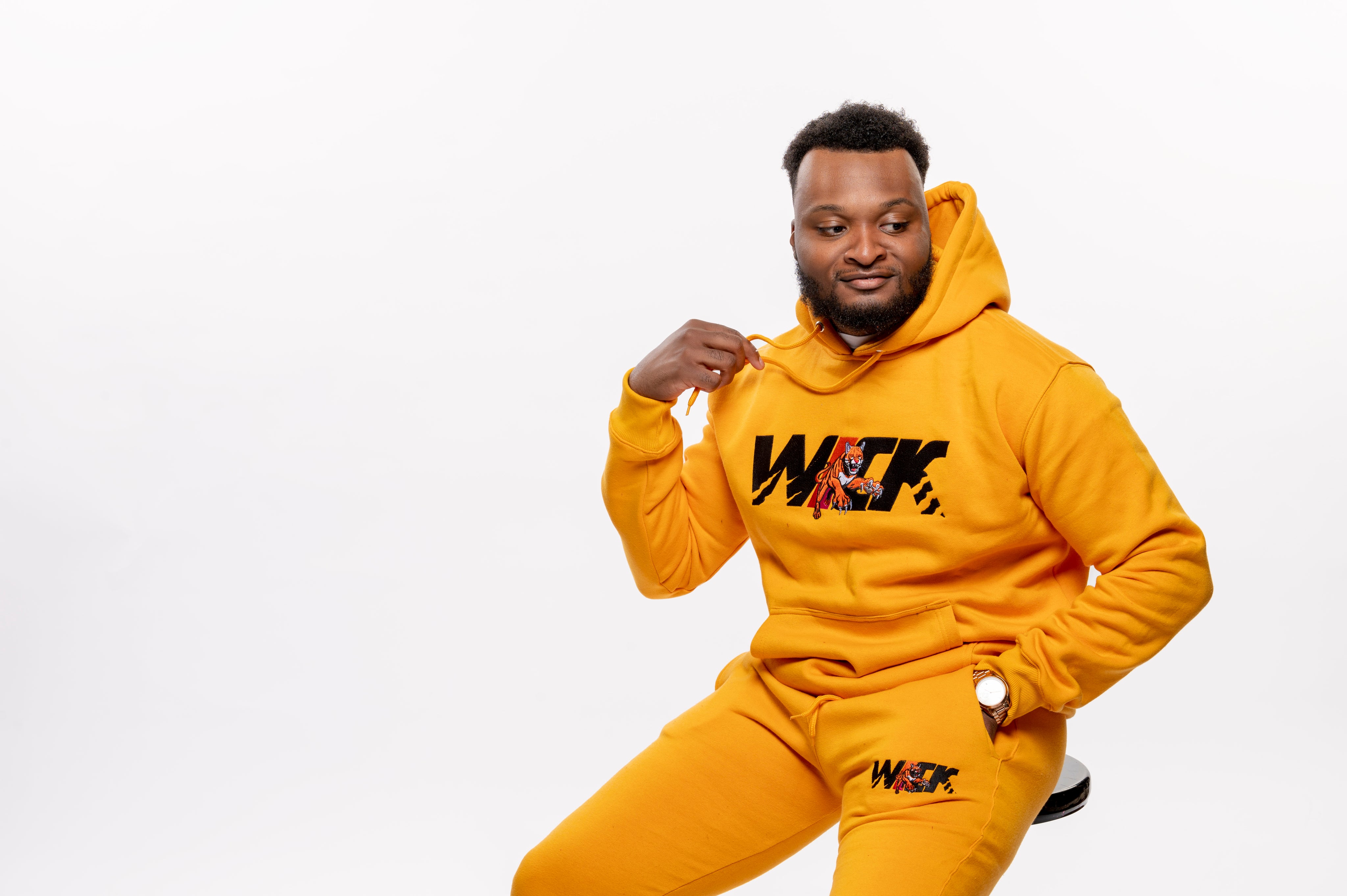 Cozy Jogging Suit (Dark Yellow)-zoom-2