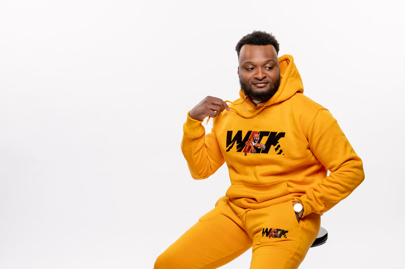 Cozy Jogging Suit (Dark Yellow)-zoom-