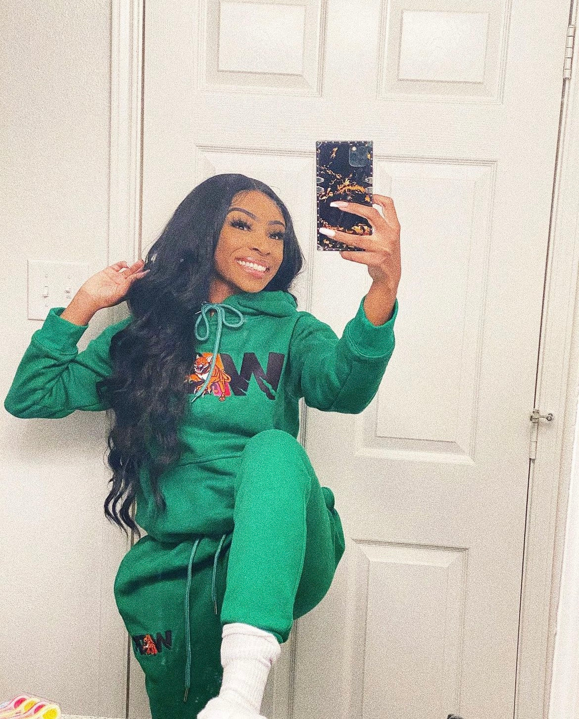 Kiwi 🥝Hoodie & Sweatpants Set-zoom-7