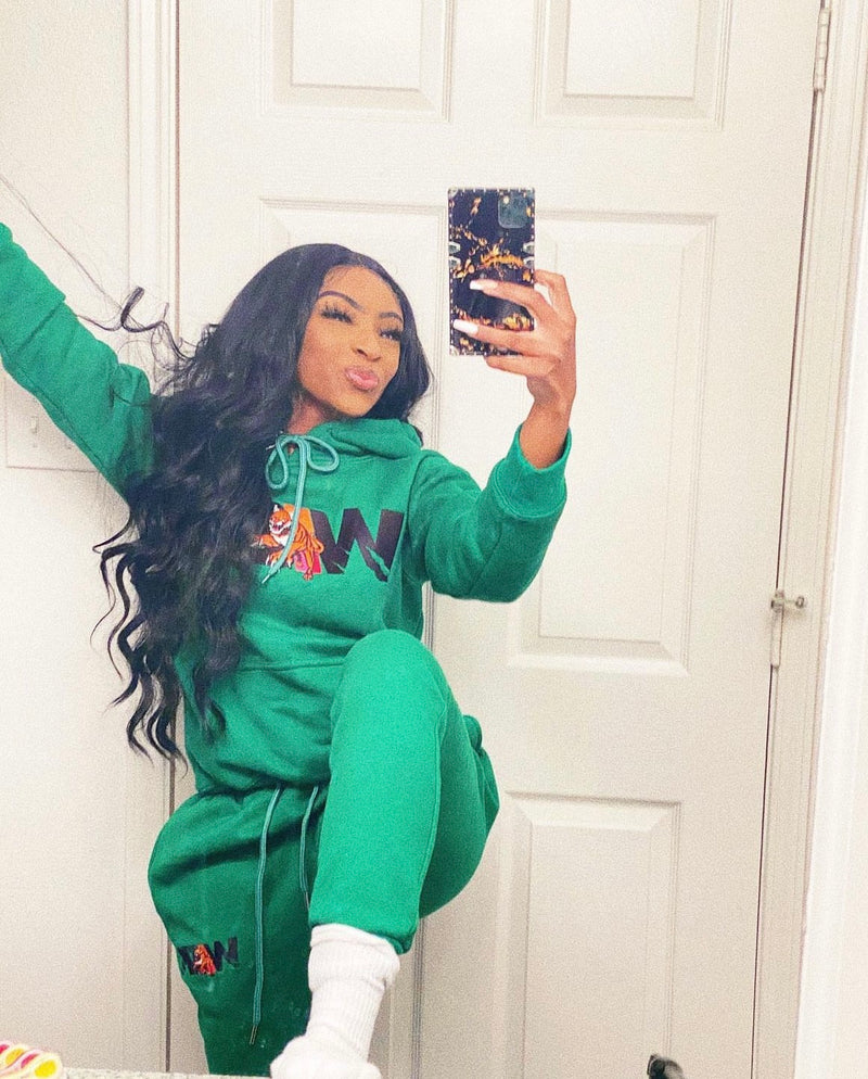 Kiwi 🥝Hoodie & Sweatpants Set-zoom-